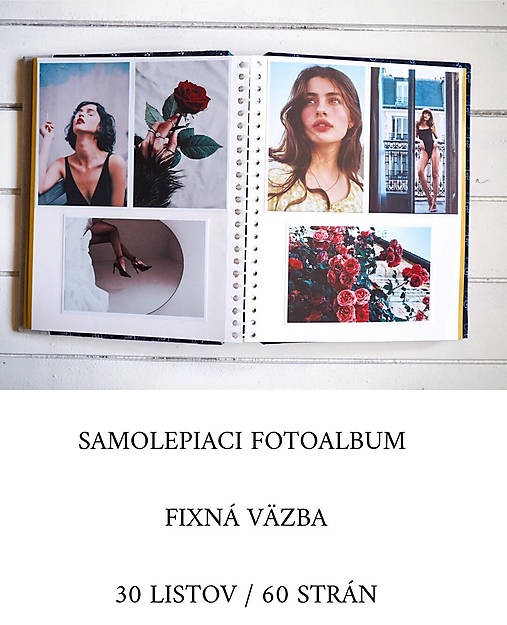 Papiernictvo - Fotoalbum (samolepiaci 60 strán A4 (strany fixné)) - 10984359_
