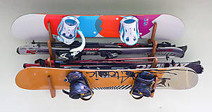 Nábytok - Držiak na lyže a snowboardy UNI - 10985810_