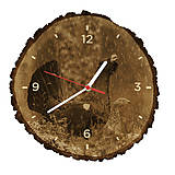 Hodiny - Drevené hodiny Hlucháň hôrny (Zelené ručičky) - 10984391_