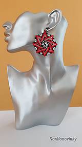Náušnice - Korálkové náušnice Mexican earrings, Mexican folk art.... - 10984708_