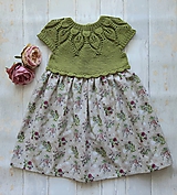 Detské oblečenie - Šaty ...Lúčne kvety (2-3 roky) - 10987186_