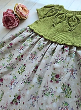 Detské oblečenie - Šaty ...Lúčne kvety (2-3 roky) - 10987188_