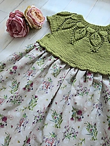 Detské oblečenie - Šaty ...Lúčne kvety (2-3 roky) - 10987194_