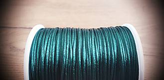 Galantéria - Shamballa šnúrka saténová 1,5 mm - kráľovská modrá - 10989892_