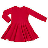 Detské oblečenie - Šaty red dlhý rukáv (74) - 10989536_