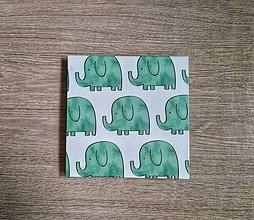 Papiernictvo - Leporelo 13x13 ,,Sloníčata alebo sloní bratia,, - 10990200_