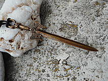 Pánske šperky - sword-from history..memento mori-meč - 10991295_