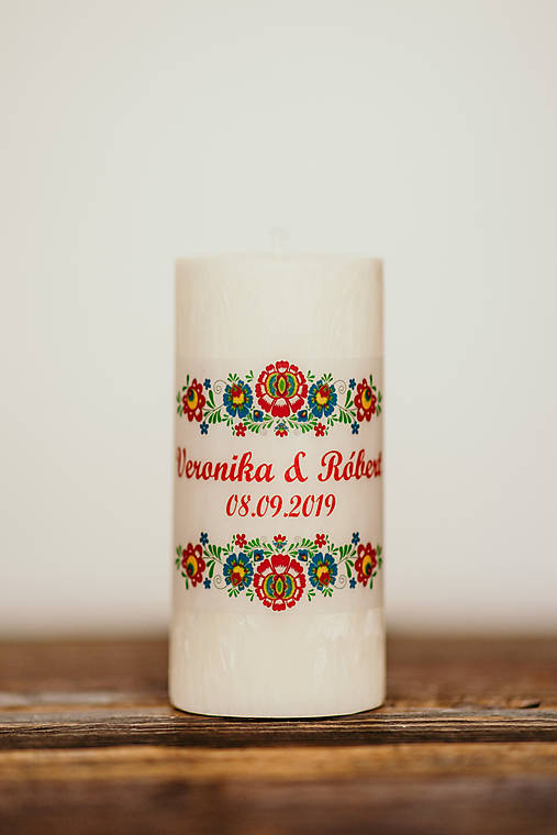 Sviečka pre mladomanželov - Folklórna