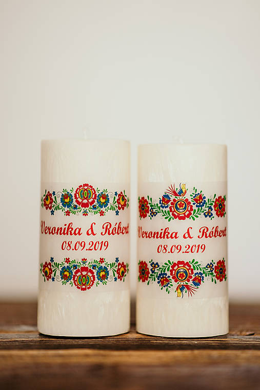 Sviečka pre mladomanželov - Folklórna