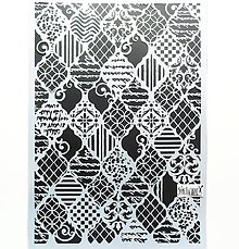 Nástroje - Šablóna Stamperia - 20x30 cm - tapeta, maroko, ornament - 10999795_