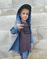 Detské oblečenie - Moonrise tričko - dlhy rukáv street crew antracit - 10999514_