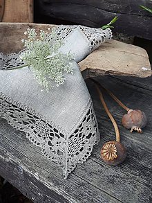 Úžitkový textil - Ľanový obrúsok Gift of Nature - 11000481_