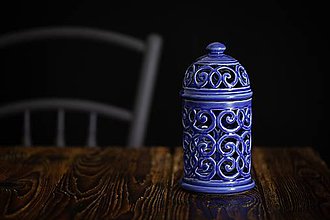 Svietidlá - Aromalampa královská modř - 11005901_