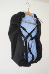 Detský textil - softshellová kapsa s odopínateľným flisom bez aplikácie s vykrojeným vreckom (Tyrkysová) - 11014319_