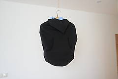 Detský textil - softshellová kapsa s odopínateľným flisom bez aplikácie s vykrojeným vreckom (Tyrkysová) - 11014321_