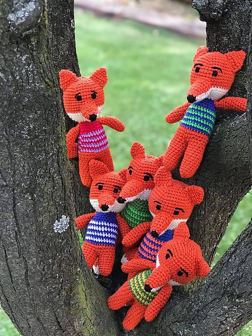 Hračky - lističky farebné svetríky - 11018323_