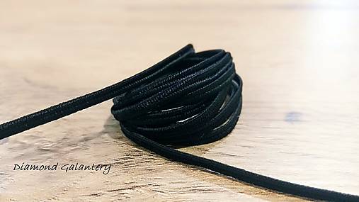 Galantéria - Sutaška 3 mm (Čierna) - 11020936_