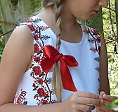 Detské oblečenie - Šatočky Vyšívané bordúry ruží - 11021925_