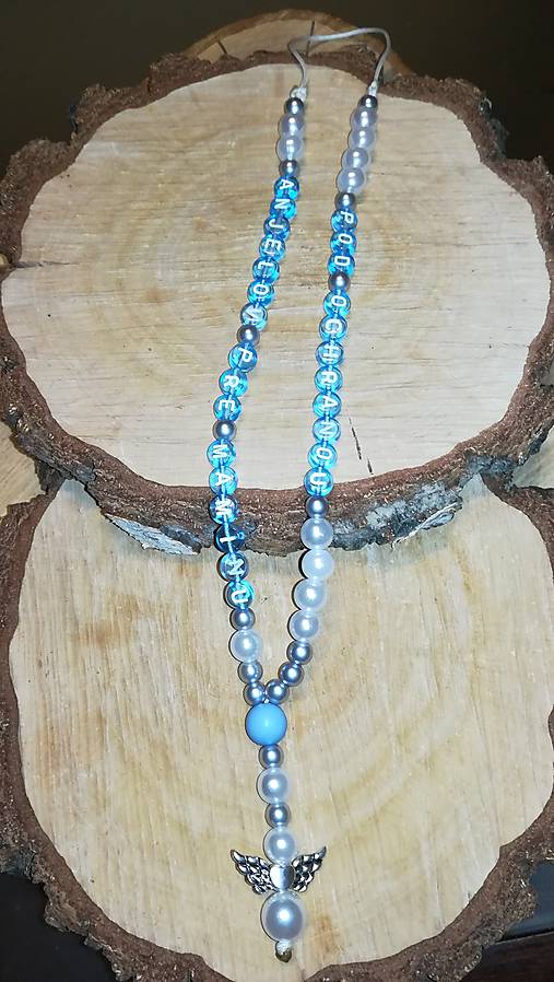 Iné šperky - Prívesok alebo amulet do auta  Amulet na želanie s textom menom alebo dátumom aj farebne podla vašeho priania použite pl - 11024718_