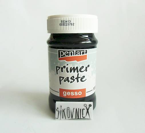 Podkladová pasta, GESSO, primer, čierna (100 ml)