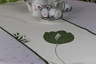 Úžitkový textil - Štóla v zelenom opare - 11028779_