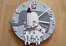 Hodiny - detské nástenné hodiny safari - 11031522_