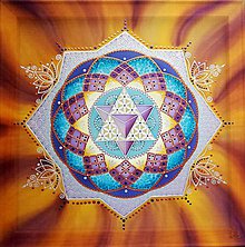 Obrazy - Mandala...Zjednotenie mysle, srdca a duše - 11029483_