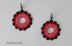 Náušnice - Korálkové náušnice-  Mexican earrings, Mexican folk art. - 11030242_