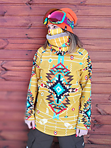 Navajo tribal winter - termo mikina dámska 