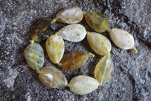 Minerály - Opál žltý 29x19 - 11035672_