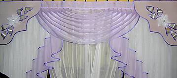 Úžitkový textil - Záclona Lusy fialová - 11032617_