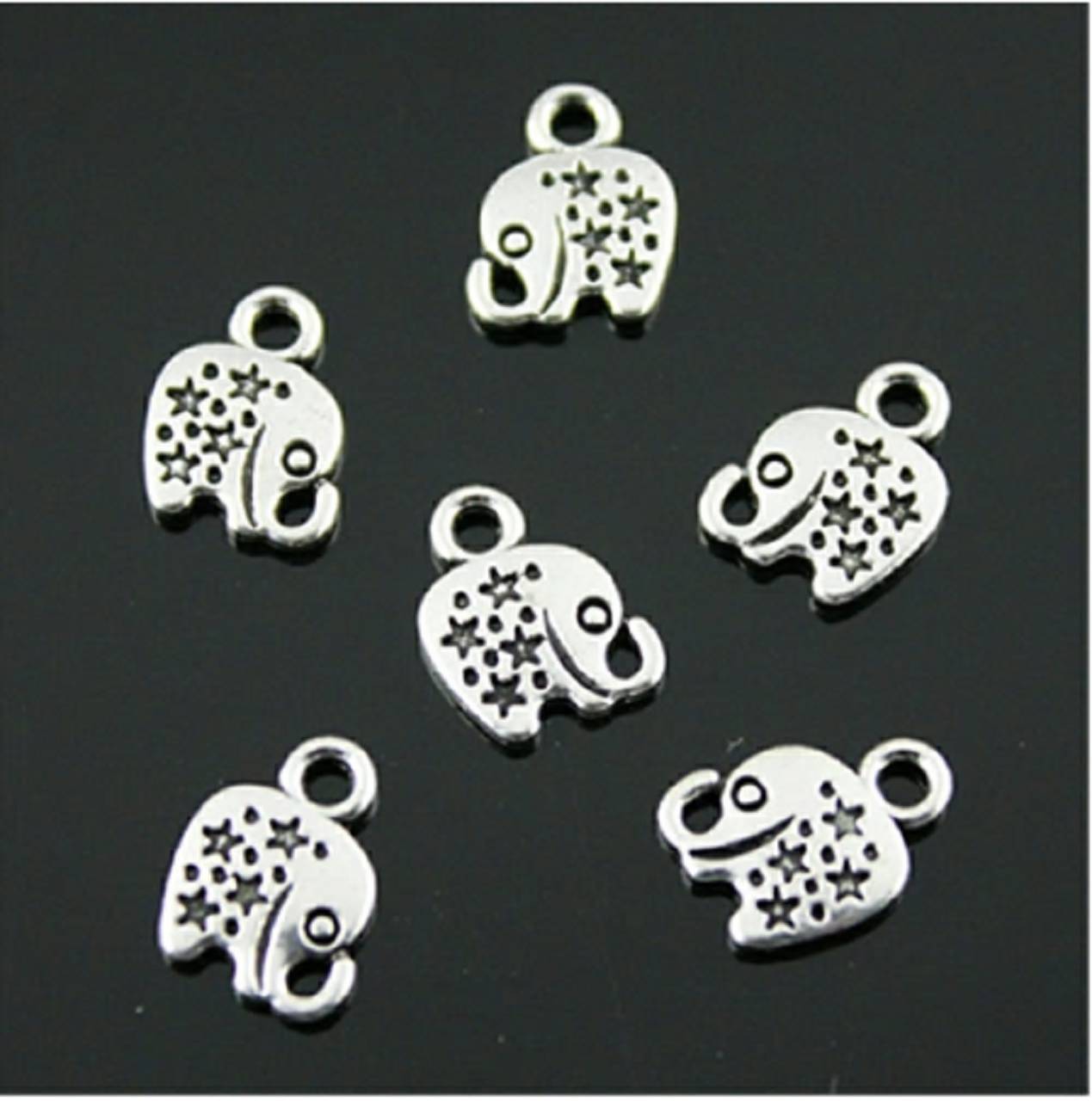 PR102 Prívesok sloník 1,2 x 0,9 cm