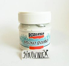 Farby-laky - Snežná pasta - Pentart (50 ml) - 11041917_
