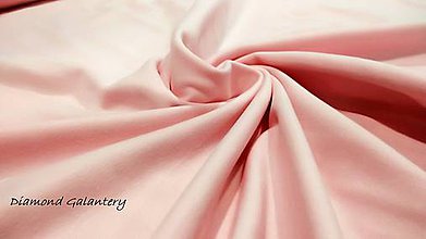 Textil - Tričkovina s lycrou - cena za 10 centimetrov (Ružová) - 11040298_
