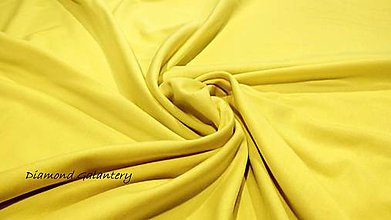 Textil - Úplet tunelový -žltý cena za 10 centimetrov - 11041846_