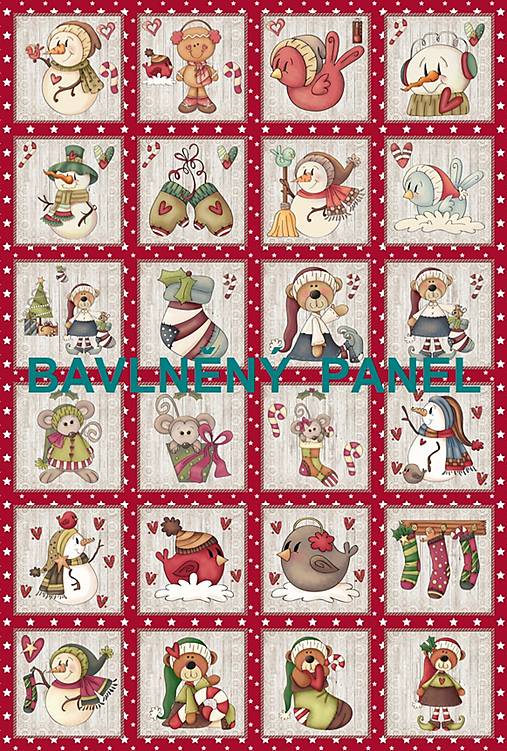  - Panel na adventní kalendář či vánoční výrobky 124-5 (40 x 60) - 11043746_