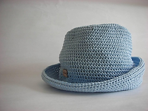 Čiapky, čelenky, klobúky - Azzurro - 9536598_