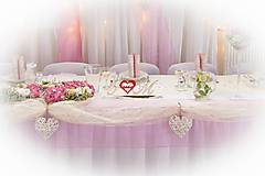 Dekorácie - Nápis na svadobný stôl - 11049156_