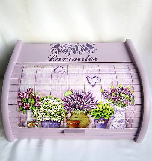 Chlebník - Lavender (nápis lavender)