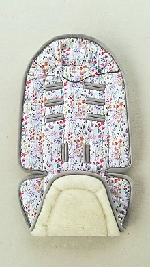 Detský textil - Joolz HUB Seat Liner / Podložka do kočíka kvietkovaná na mieru FLOWERS - 11050669_