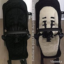Detský textil - Joolz HUB Seat Liner / Podložka do kočíka čierna na mieru BLACK - 11050726_