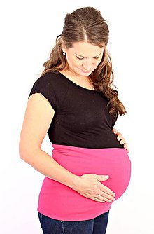 Tehotenské oblečenie - Bederní těhotenský pás - 11055537_