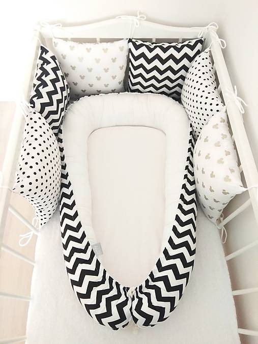 Čierno biely set so štipkou zlata