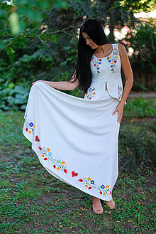Šaty - FOLK svadobné šaty - 11059526_