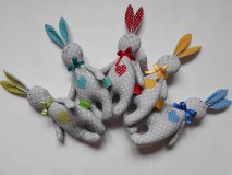 Hračky - Zajac - hračka (Ružová) - 11059679_