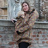 Bundy a kabáty - Softshellový kabát na nosenie detí-barevné mandaly - 11061946_