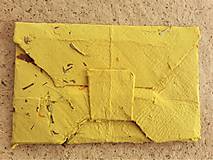 Papiernictvo - Origami obálka žltá - 11064095_