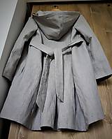 Bundy a kabáty - ľanový kabát - 11065467_
