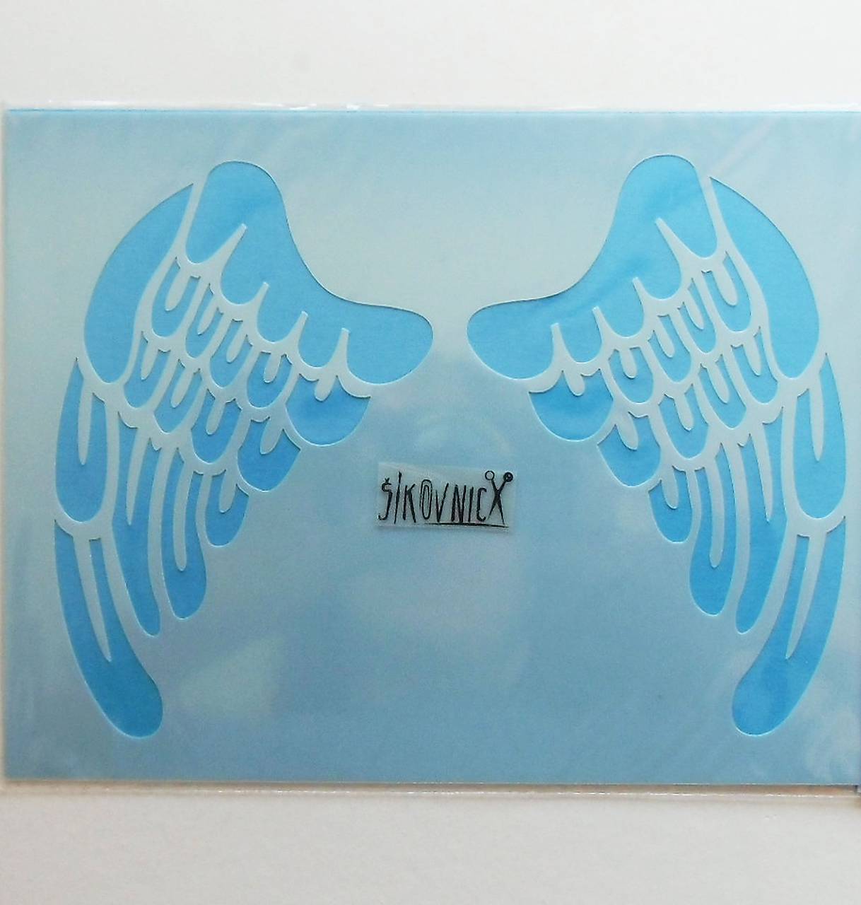 Šablóna - 15x20 cm - anjelské krídla