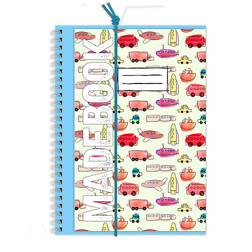 Papiernictvo - špirálový zošit A5 - AUTO - 11067436_